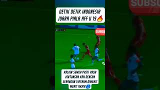 Detik Detik Indonesia Juara Piala Aff 2019🔥🔥 [upl. by Enaillil311]