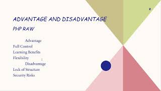 PHP Raw amp Laravel MVC Advantage and Disadvantage [upl. by Yekcir552]