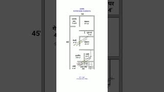 15×45 House Plan 2BhkBike Parking Design 15×45 Home Plan home house houseplan shortvideo yt [upl. by Deborah]