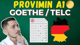 Te kalosh Provimin A1  GOETHE  TELC [upl. by Rempe]