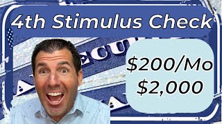 200 Monthly Increase  2000 4th Stimulus Check  Low Income Social Security SSDI SSI Seniors [upl. by Ikik]