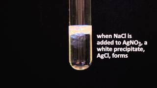 precipitation reaction AgNO3  NaCl [upl. by Enna]