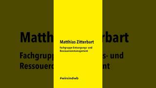 Matthias Zitterbart Spitzenkandidat Fachgruppe Entsorgungs und Ressouercenmanagement [upl. by Nodnahs211]