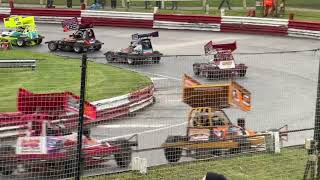 BriSCA Formula 2 Highlights Hednesford hills raceway 171124 [upl. by Aztiraj]