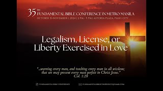 Legalism License or Liberty Exercised in Love  Dr RobertoJose Livioco [upl. by Farant]