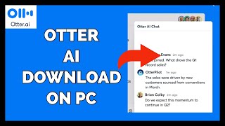 How to Download OtterAI App on PC Add Otter AI Extension [upl. by Nunciata408]