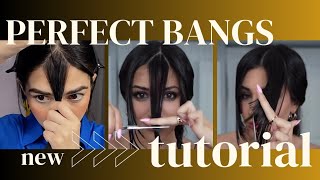 How to Cut Front Bangs  Easiest Self Cutting Change your style [upl. by Intyrb14]