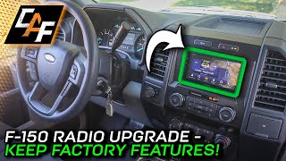 Upgrade your F150 Radio WITHOUT losing features 20152020 Ford F Series Head Unit Install [upl. by Osber]