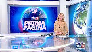 MUTUI LA FABI AL TG5 PRIMA PAGINA [upl. by Alyahsal]