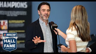 Jimmie Johnson reflects on career after HOF selection  NASCAR [upl. by Auberon]