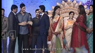 Superstar Mahesh and Namrata at Ram Charan  Upasana Reception [upl. by Trevorr]