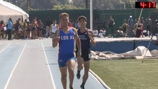 2016 Track  California Relays 1600M Boys Invitational Race [upl. by Acker]