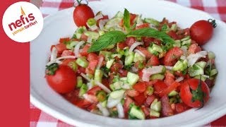 Çoban Salata Tarifi  Nefis Yemek Tarifleri [upl. by Asseram]