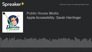 Apple Accessibility Sarah Herrlinger [upl. by Eisso]