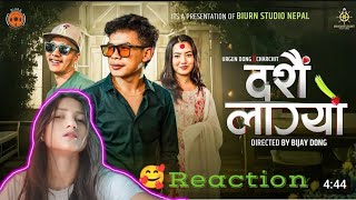 Dashain Lagyo  Urgent Dong X CHARCXIT  REACTION  Official Music Video [upl. by Ramak]