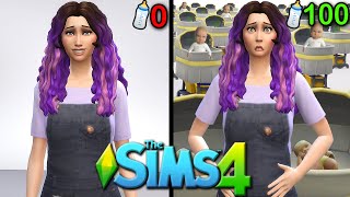 Pregnant Woman Tries The Sims 4 100 Baby Challenge in 24 Hours [upl. by Lawton]