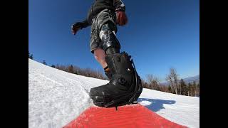 Snowboarding with a Prosthetic Leg BelowKnee Amputee [upl. by Karena]