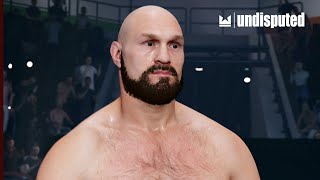 Undisputed  Tyson Fury White Attire FULL ENTRANCE PS5 [upl. by Lucretia]