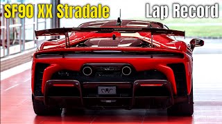 Ferrari SF90 XX Stradale Sets Lap Record At Fiorano For A Road Going Car [upl. by Eimile]