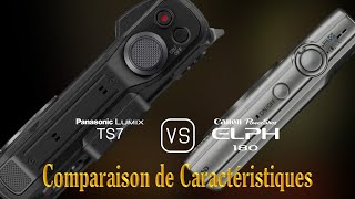 Panasonic Lumix TS7 vs Canon PowerShot ELPH 180 Une Comparaison de Caractéristiques [upl. by Vachell]