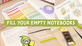 📚 10 Creative Ways to Fill Your Empty Notebooks [upl. by Carisa898]