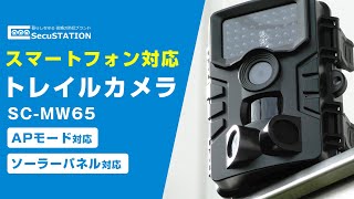 【SecuSTATION】スマートフォンでも閲覧可能なトレイルカメラ SCMW65 をご紹介！ [upl. by Felicity416]