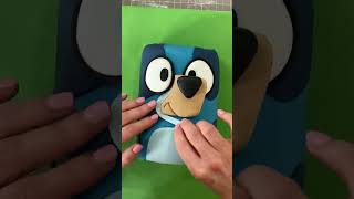 Bluey Cake Tutorial cake decorating shorts [upl. by Enamrej574]