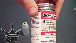 HOW TO glue acrylic welding [upl. by Sirroned]