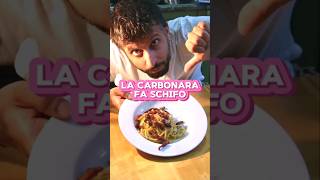 LA CARBONARA FA SCHIFO [upl. by Lumbye]