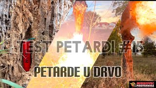 Test petardi 15 petarde u drvo [upl. by Yssor]