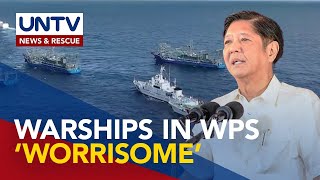 PBBM says presence of Chinese warships in West Philippine Sea ‘worrisome’ [upl. by Seldan]