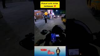 Rapido ride with cute sister 🥰  Mallika neengathana shorts youtubeshorts rapido r15v3 love 1 [upl. by Airtemed]