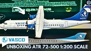 UNBOXING GEMINI 200  ATR 72500  VASCO  New Livery  VNB221  1200 Scale [upl. by Edison]