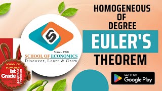 Eulers Theorem amp Homogeneous of Degree  UGCNET IAS IES RBI Ist GradeKVSPGT [upl. by Ddart]