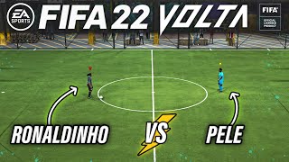 RONALDINHO VS PELE 1vs1 FIFA 22 VOLTA INSANE [upl. by Jolie]