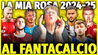 🤢 LA MIA ROSA AL FANTACALCIO DEGLI YOUTUBERS 202425  SICKWOLF FDY [upl. by Yendirb]