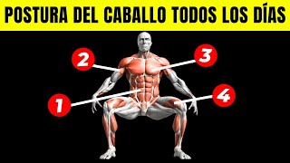 ¿Qué le Sucede a tu Cuerpo si haces la POSTURA DEL CABALLO  Sentadilla  CUERPO MUSCULOSO [upl. by Normy]