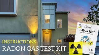 Radon Test Kit  How to Test for Radon in Home StepByStep [upl. by Aneral671]