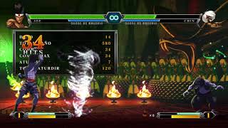 KOFXIII  JOE Combo Doble Stun 2 Barras 100 Daño1231 [upl. by Maxma]