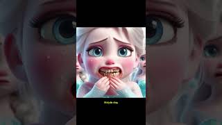 Elsa lười đánh răng hoạthình elsa cartoon letitgo disney frozen3 [upl. by Attenaej]