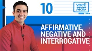 AULA DE INGLÊS 10 Affirmative negative and interrogative  Felipe Dib [upl. by Flore]