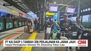 PT KAI Daop 1 Tambah 306 Perjalanan KA Jarah Jauh [upl. by Lawry]