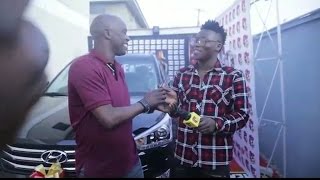 Reekado Banks receives his car for winning the Headies Next Rated Award [upl. by Cochard]