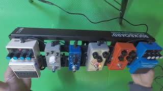 ROCKBOARD DUO 21  MY SIMPLE PEDAL BOARD BUILD  QUICK AND EASY [upl. by Alithea382]