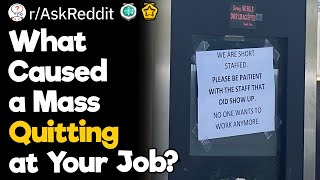 What Caused a Mass Quitting at Your Job [upl. by Ezalb]