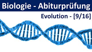 Biologie Abiturprüfung  Evolution  Tipps und Aufgabentypen Abitur Biologie 916 [upl. by Enairda]