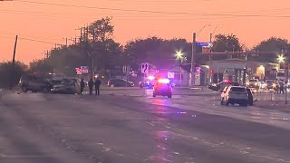 3 dead in hitandrun crash on far South Side highway closed in area SAPD says [upl. by Assyl134]