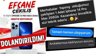 INSTAGRAM DOLANDIRICILARI quotGümrükten Telefon Çekilişiquot Dolandır Beni [upl. by Kingsley]