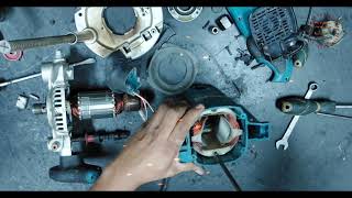 Makita Plunge Router Diagnose amp Replace Damage spare parts [upl. by Norym]