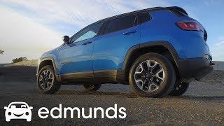 2017 Jeep Compass Trailhawk  OffRoad Track Test  Edmunds [upl. by Ayitahs699]